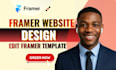 edit framer template framer website design framer landing page framer animation