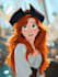 make a disney children cartoon illustration