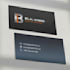 design and professional business visiting card