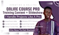 prepare online course content, course curriculum training content, ppt slideshow