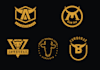 do vintage farm or ranch logo for cattel brand