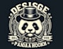 design vector t shirt panda hookah logo
