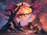 paint semi realistic fantasy art