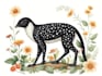 draw an animal and botanical illustration