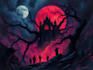 draw detailed illustration dark art