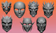 sculpt 3d mask 3d helmet cosplay mask and armor 3d custom mask for printing