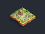 create a professional isometric map