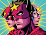 draw comic superhero pop art portraits