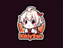 design exclusive logo with cute anime mascot, chibi