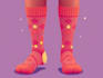 design custom and unique socks design