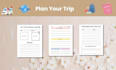 custom kids travel planner PDF