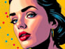 draw a professional pop art portrait