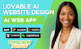 build a lovable ai web mobile app UX ai integration deployment vibe coding bolt