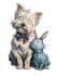 draw a disney pet portrait illustration