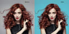 do professional hair masking and background removal