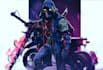 design cyberpunk character an illustration