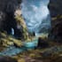 digitally paint fantasy landscape