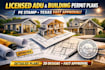licensed adu and building permit plans with pe stamp texas fast approval
