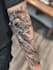 custom an abstract black tattoo design
