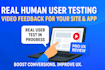 do professional user testing and test your website