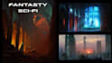 create 3d realistic, fantasy and scifi game environment for films and video game