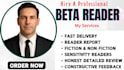 be your beta alpha reader for your fiction nonfiction books