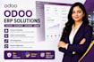 develop custom odoo modules, fix bugs and integrate apis