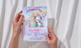 create editable birthday template card, party invitation