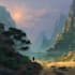 create fantasy landscape illustrations