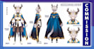 design character sheet or reference sheet for your character