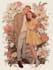 illustrate a romantic family couple portrait