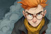 draw superhero cartoon character illustration