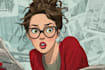 comic cartoon character style comic cartoon