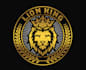 design professional king lion, lioness logo