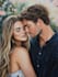 do romantic cute couple portrait