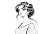 draw a black and white illustration