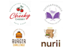 design food restaurant bakery burger dessert logo
