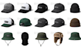 make a hat and cap mock ups with tech pack with your idea