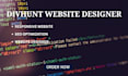 build and design a professional website with divhunt