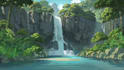 draw anime background, 2d environment, landscape