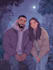 draw custom couple portrait