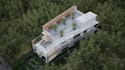 make 3d, 2d backyard, swimming pool, garden, pavilion, patio dec, terrace render