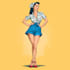 draw a retro vintage comic illustration