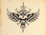 do traditional or old school style tattoo design