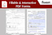 create professional fillable PDF forms with interactive fields