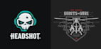design skull military patch army, badge logo