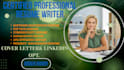 write your executive level ats compatible resume, tech resume, linkedin opt