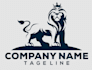 do creative high quality lion logo for a creativity