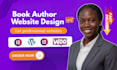 design author website, book author website, ebook website, author landing page