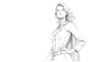 do super hero portrait sketch art